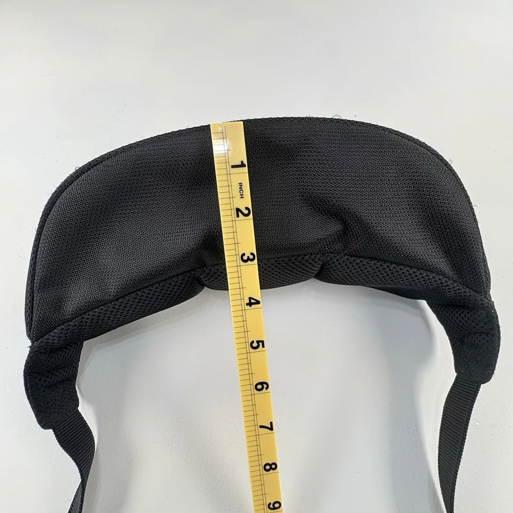 Tumi T2 Pewter Ballistic Nylon Fanny Pack Unisex Adults Black Belt Bag Pouch